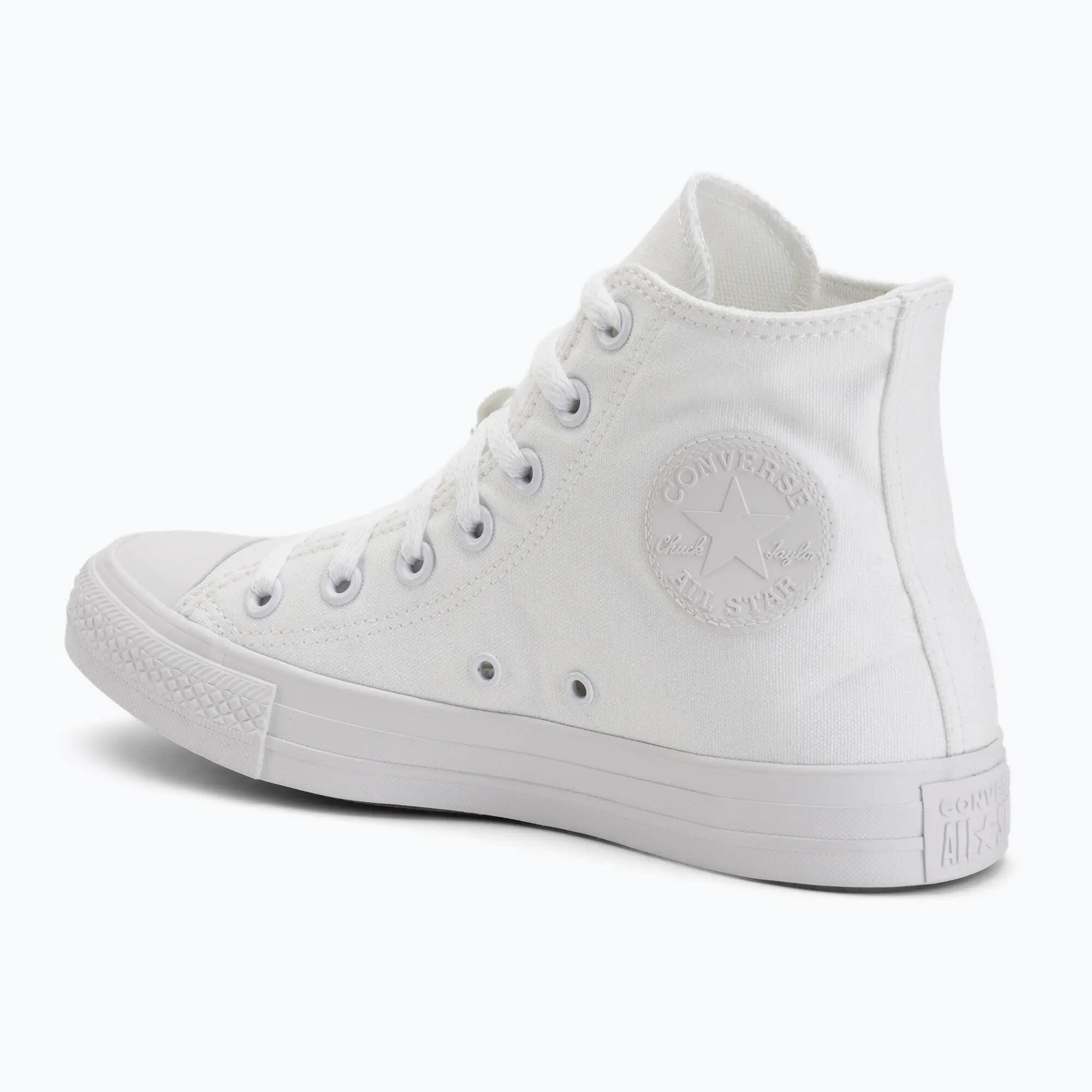 Baskets Converse CTAS HI MONO TOILE Blanc 3/7