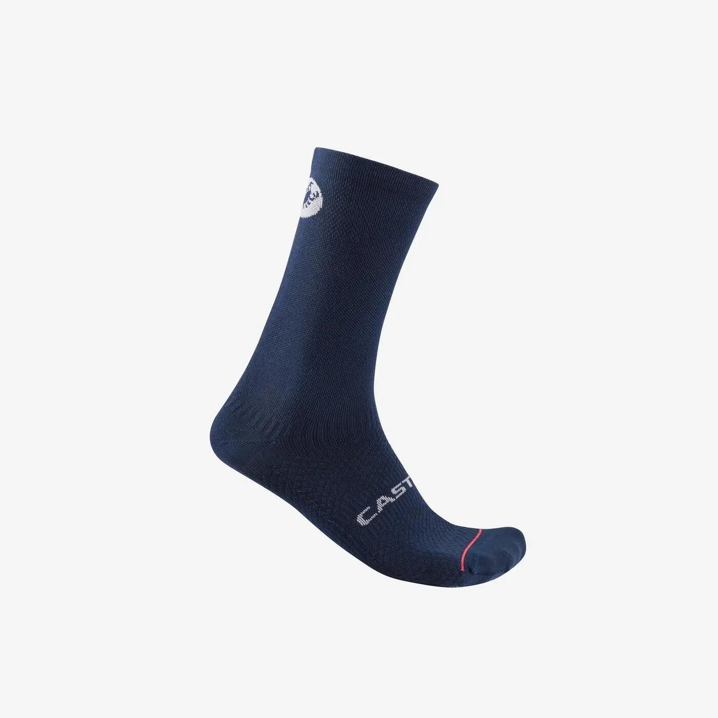 Șosete ciclism iarnă Castelli Scorpion Logo 20 Thermal - albastru belgian | Pri…