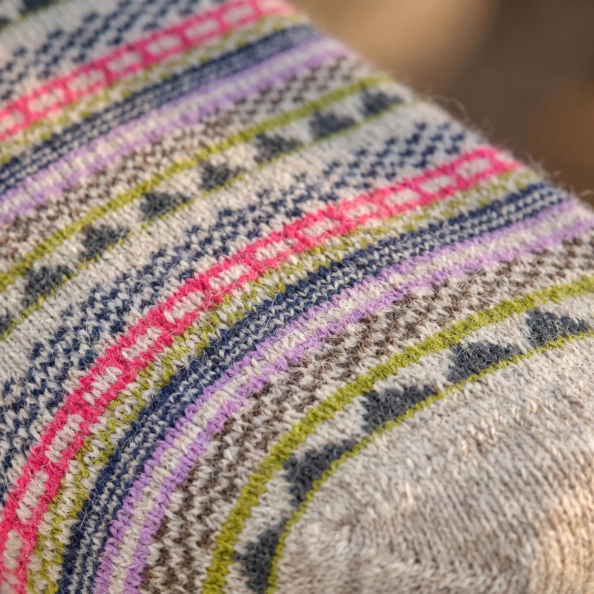 Damen Herren Wintersocken für Wandern & Hütte mit Alpakawolle ohne Gummi 4 Paar 6/6