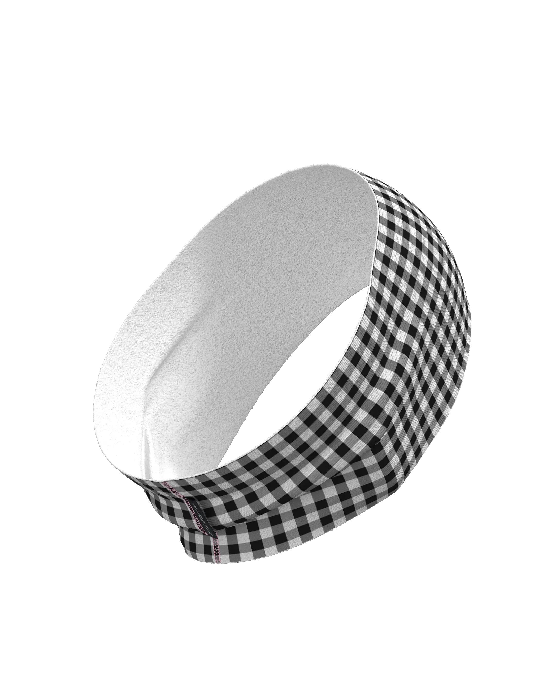 BANDEAU DE TRAIL RUNNING - HEADBAND VICHY VELOURS 7/7