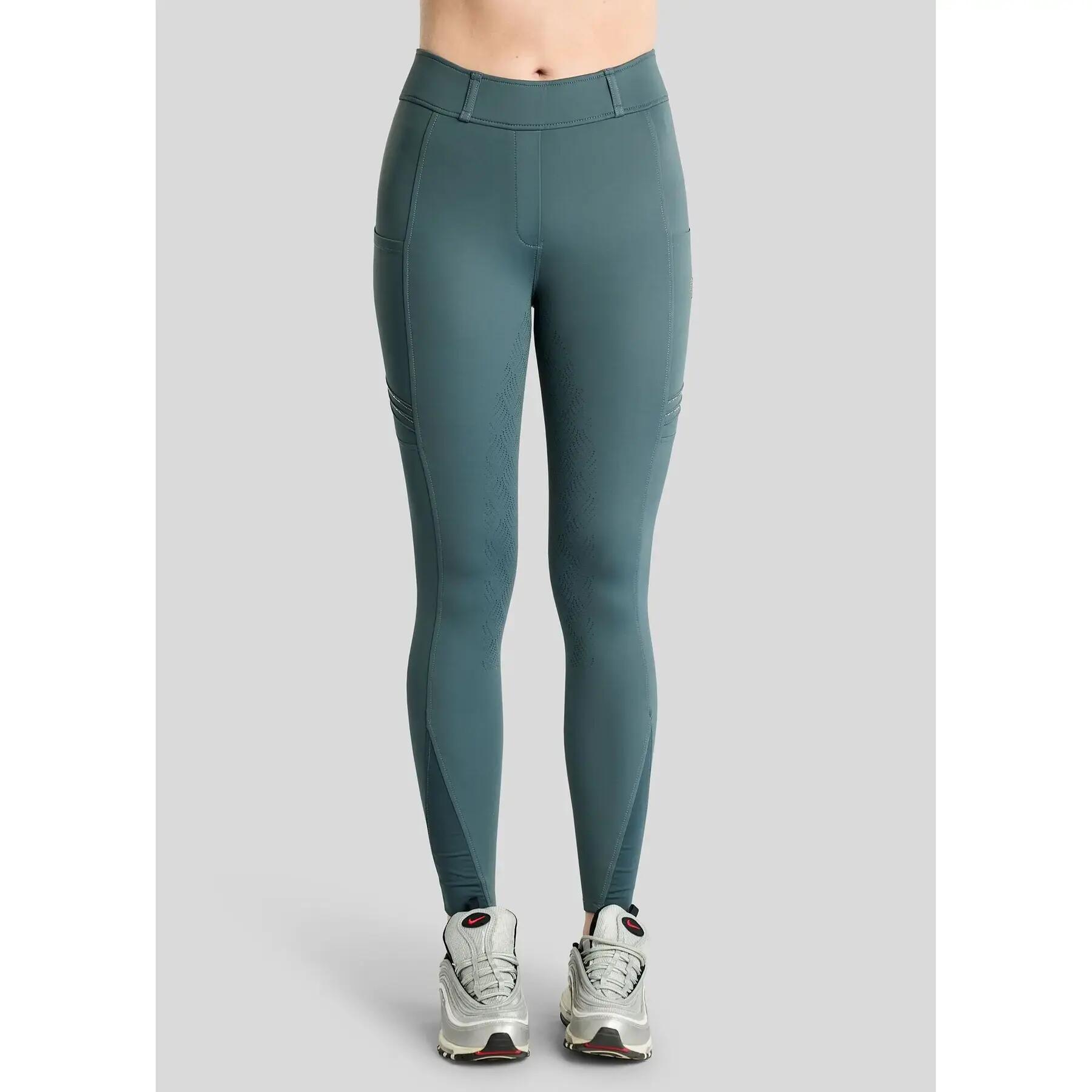 Damskie legginsy jeździeckie z pełną przyczepnością Montar Wilma 3/7