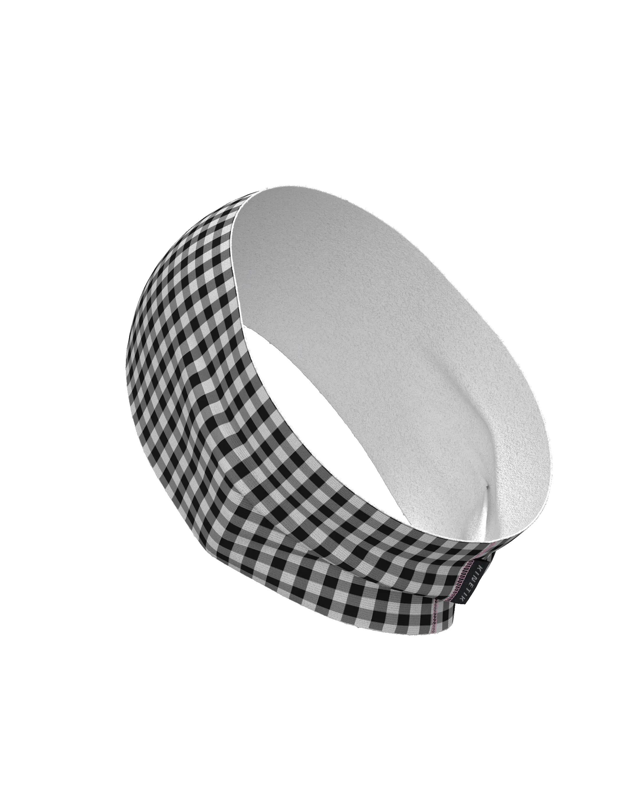 BANDEAU DE TRAIL RUNNING - HEADBAND VICHY VELOURS 6/7
