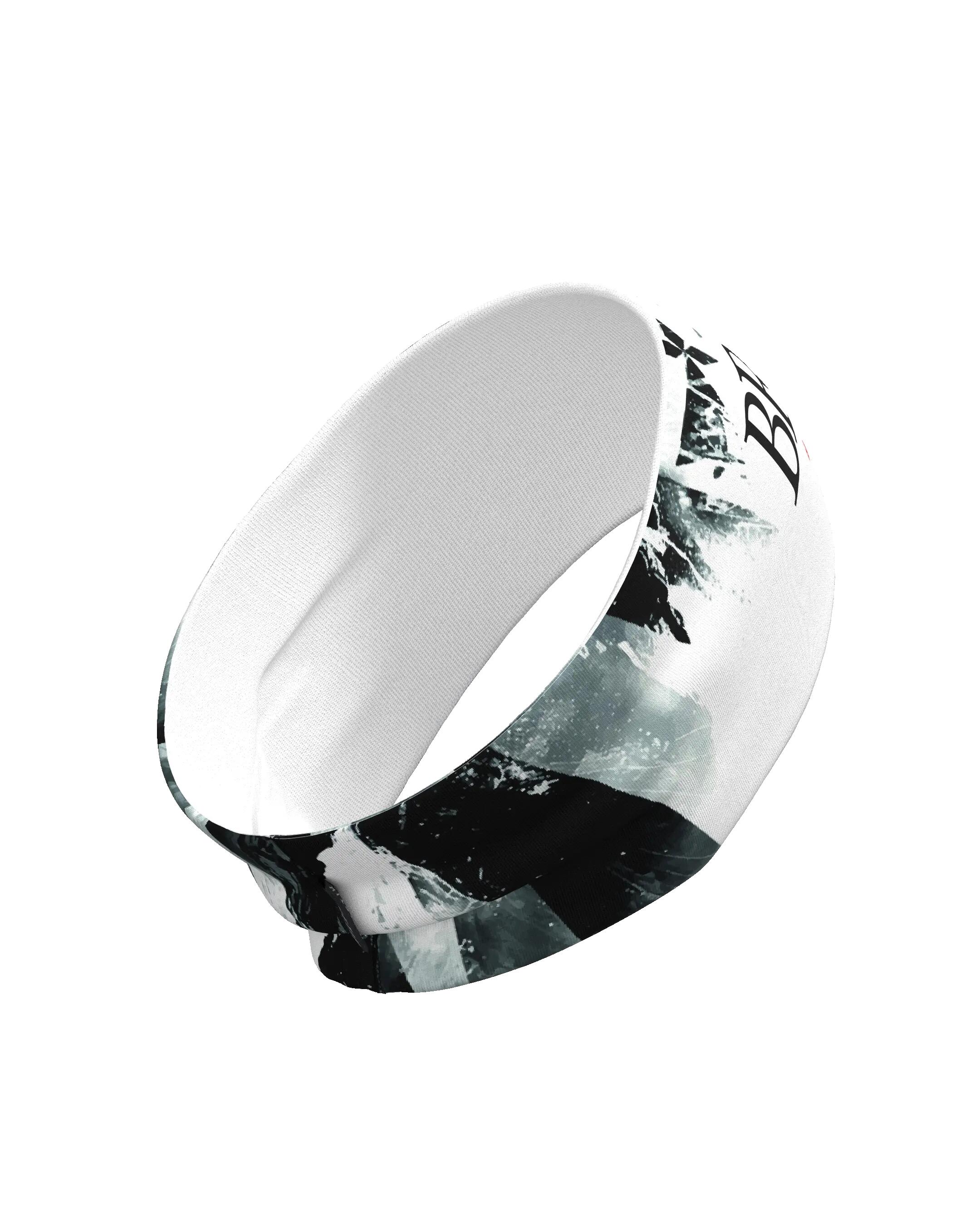 BANDEAU DE TRAIL RUNNING - HEADBAND BREIZH BLACK 5/7