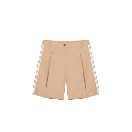 Bermudy lniane damskie Colmar