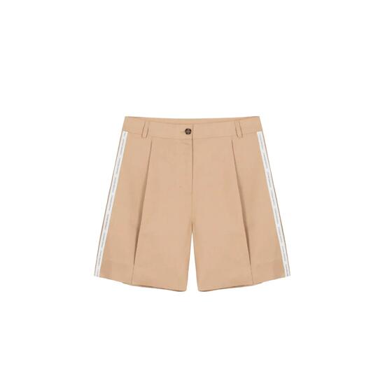 Bermudy lniane damskie Colmar