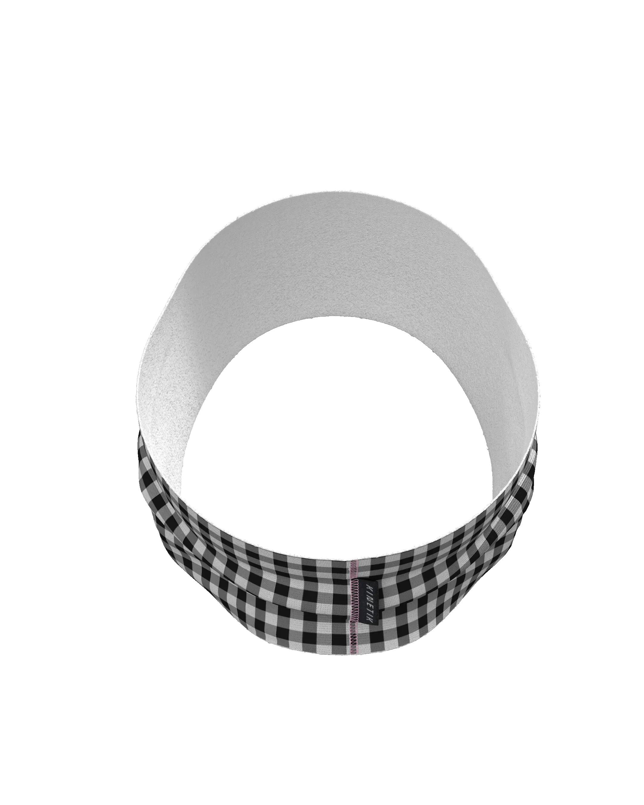 BANDEAU DE TRAIL RUNNING - HEADBAND VICHY VELOURS 4/7