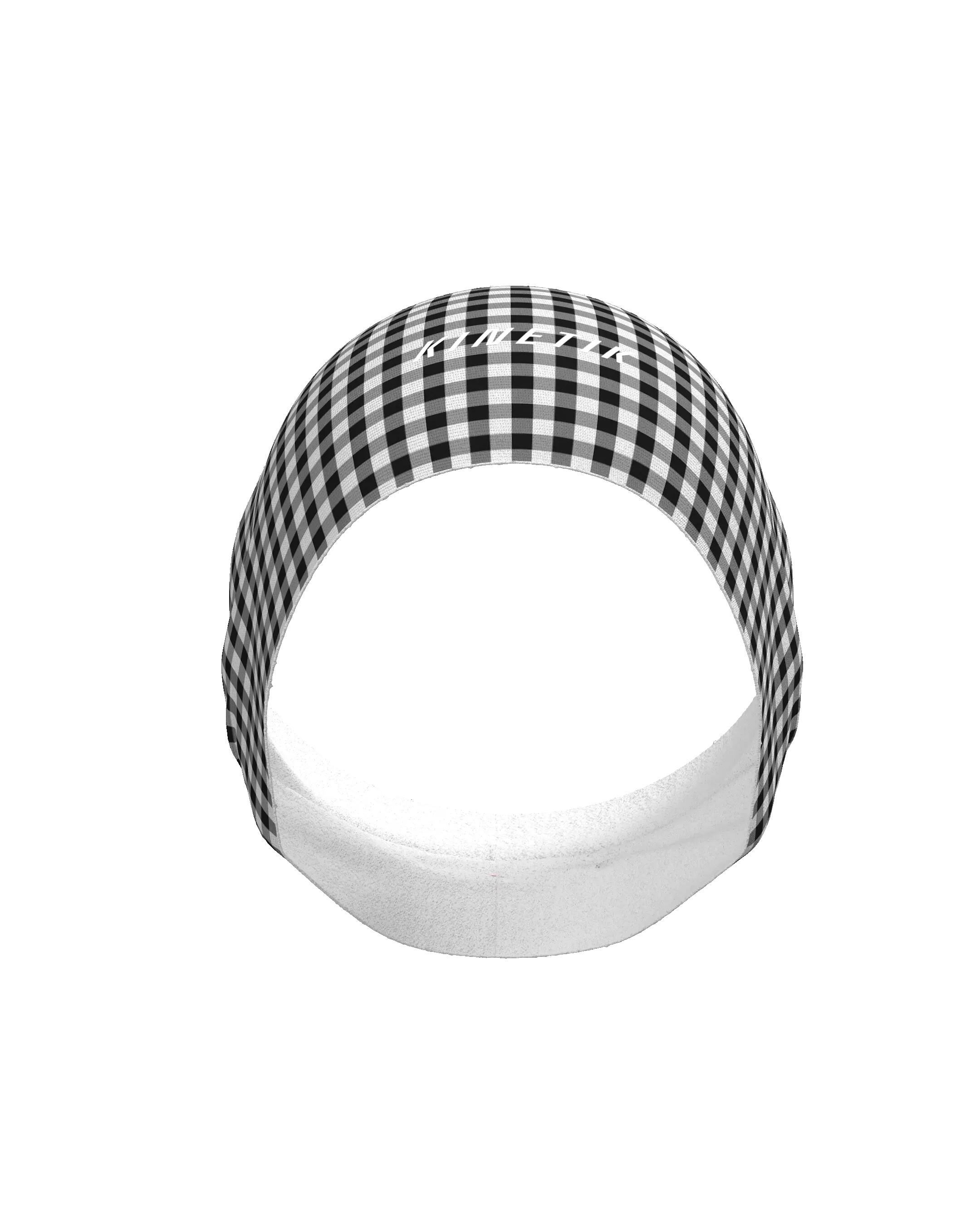 BANDEAU DE TRAIL RUNNING - HEADBAND VICHY VELOURS 3/7