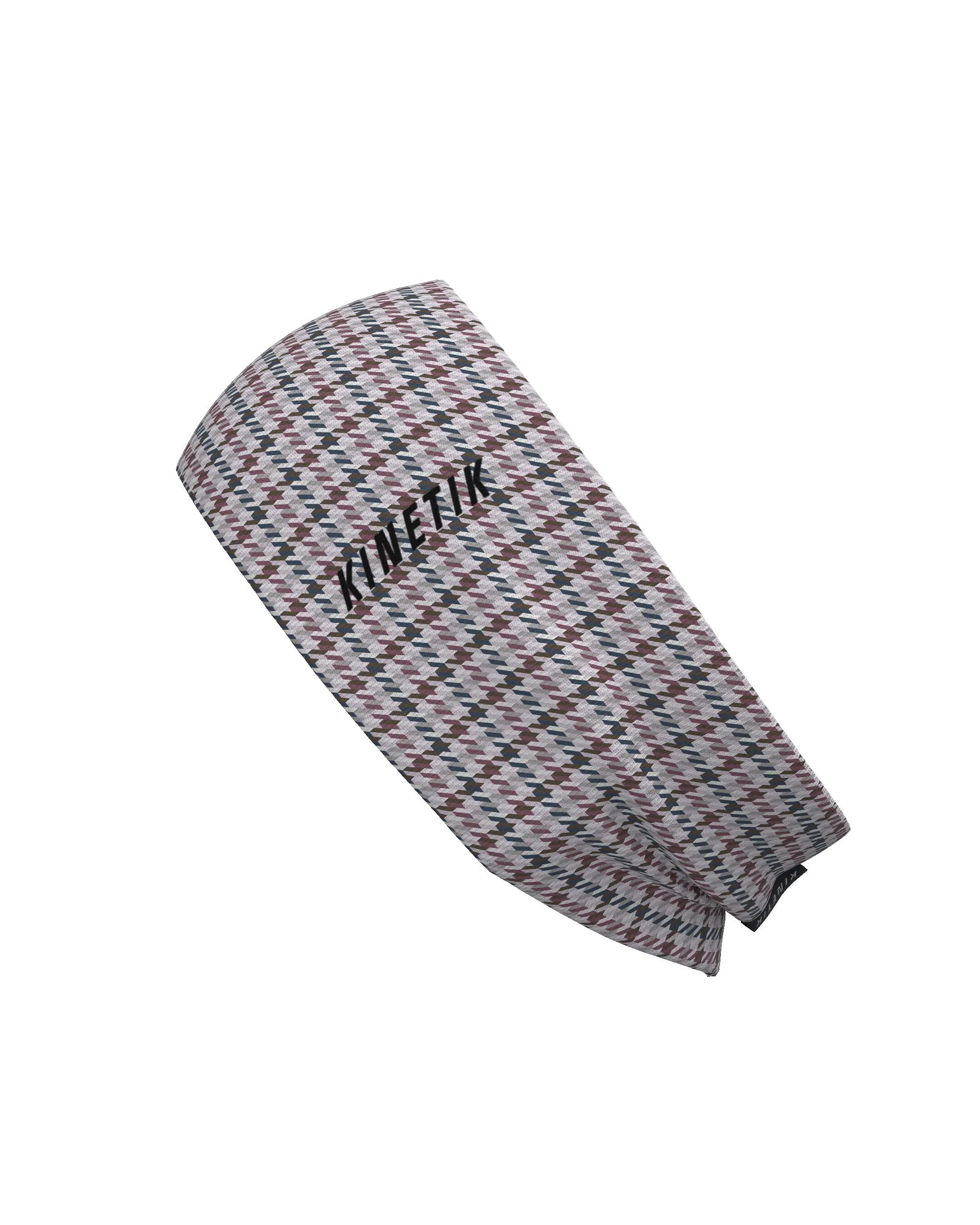 BANDEAU DE TRAIL RUNNING - HEADBAND PIED DE POULE 4/7