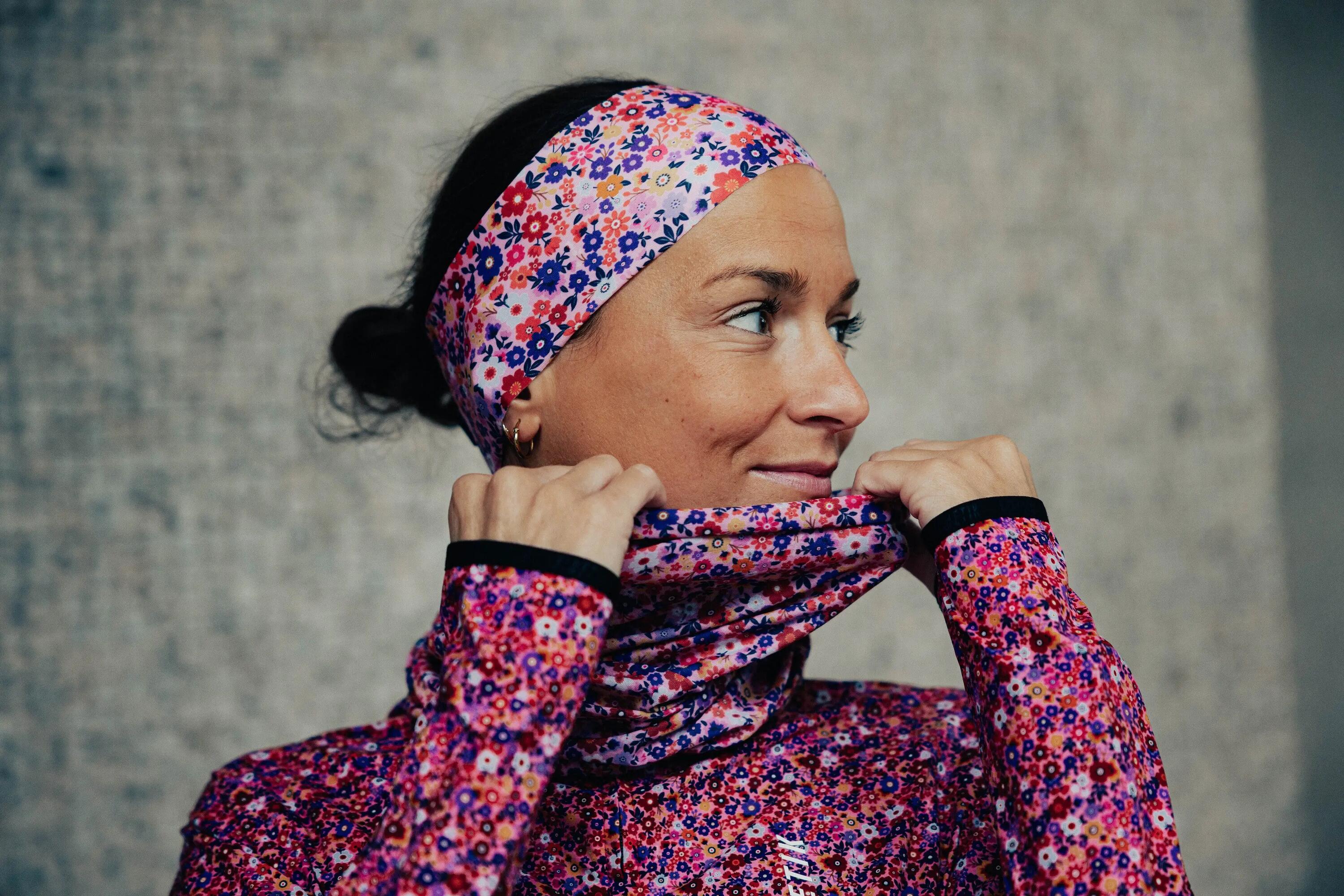 HEADBAND FLORAL CHERRY 2/7