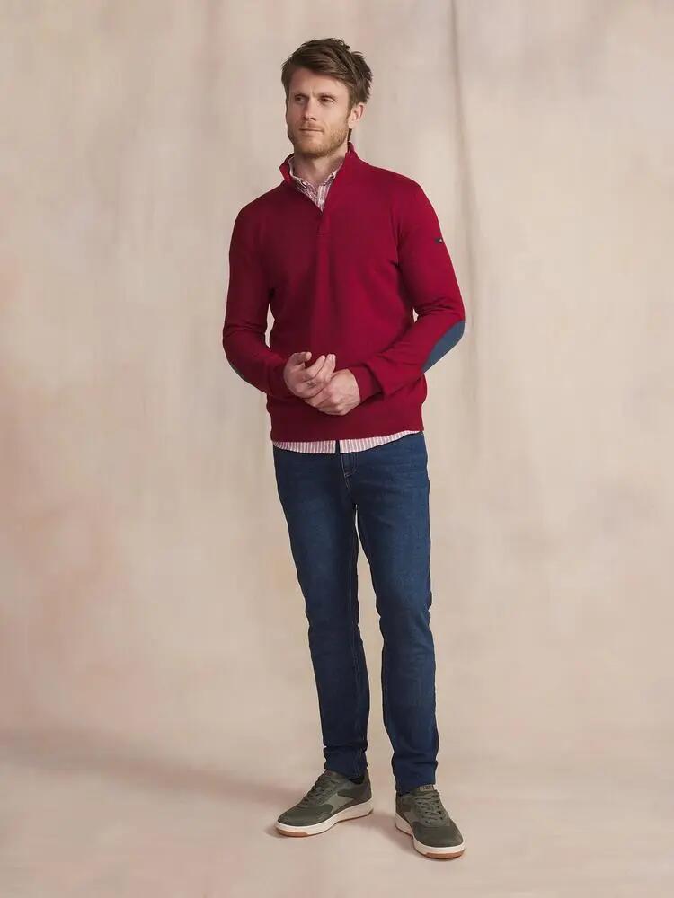 TBS Herren Pullover MALIK Rot 5/5