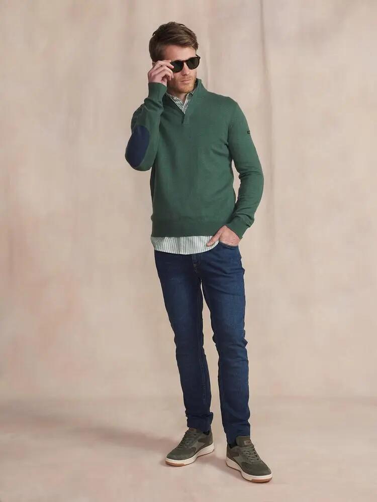 TBS Herren Pullover MALIK Grün 3/5