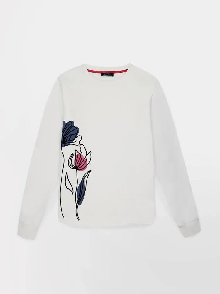 Sweat Femme - HILDARON Blanc/ecru 3/5