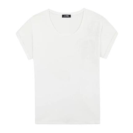 T-Shirt Blanc Femme TBS ZILDOTEE
