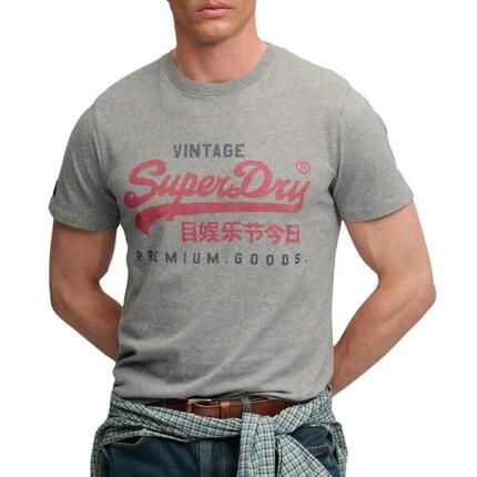Superdry Classic Herren T-Shirt Grau