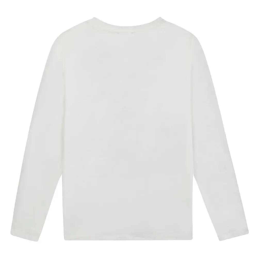 T-Shirt Manches Longues Blanc Femme TBS LUGDOTEE 3/3