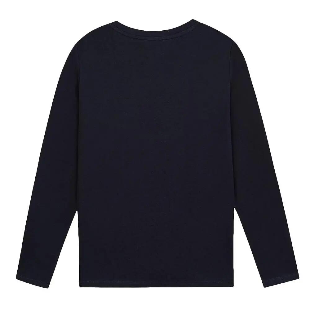 T-Shirt Manches Longues Marine Foncé Femme TBS LUGDOTEE 3/3