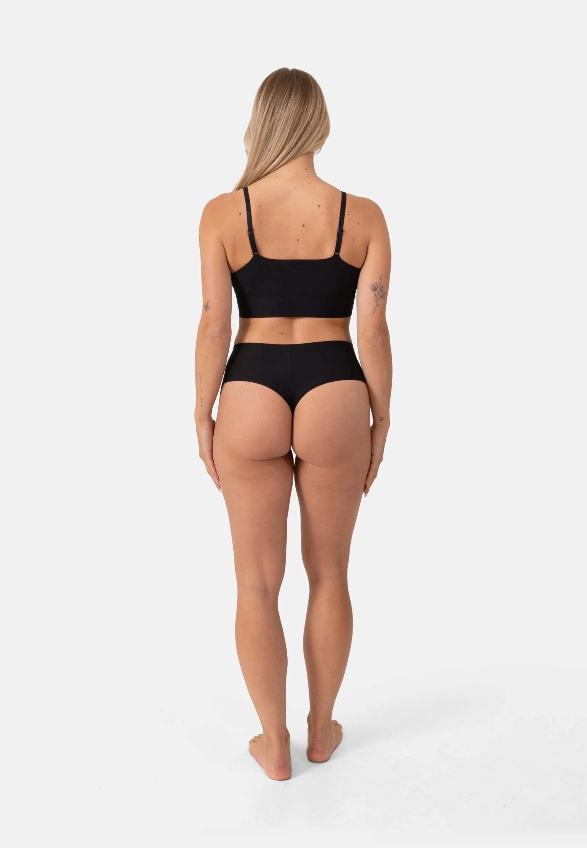 MICROFIBER HIGH WAIST SEAMLESS TANGA 4/6