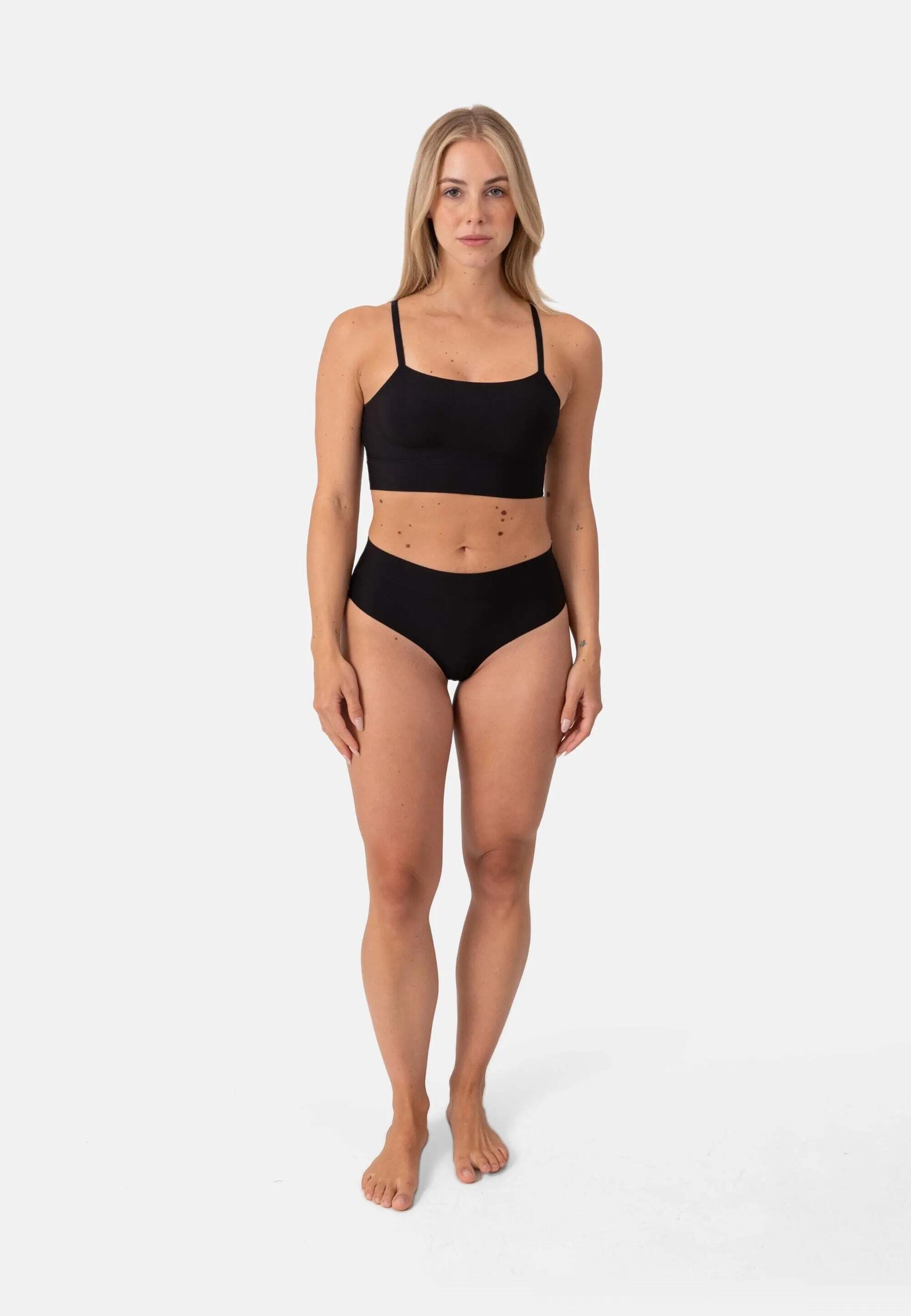 MICROFIBER HIGH WAIST SEAMLESS TANGA 2/6