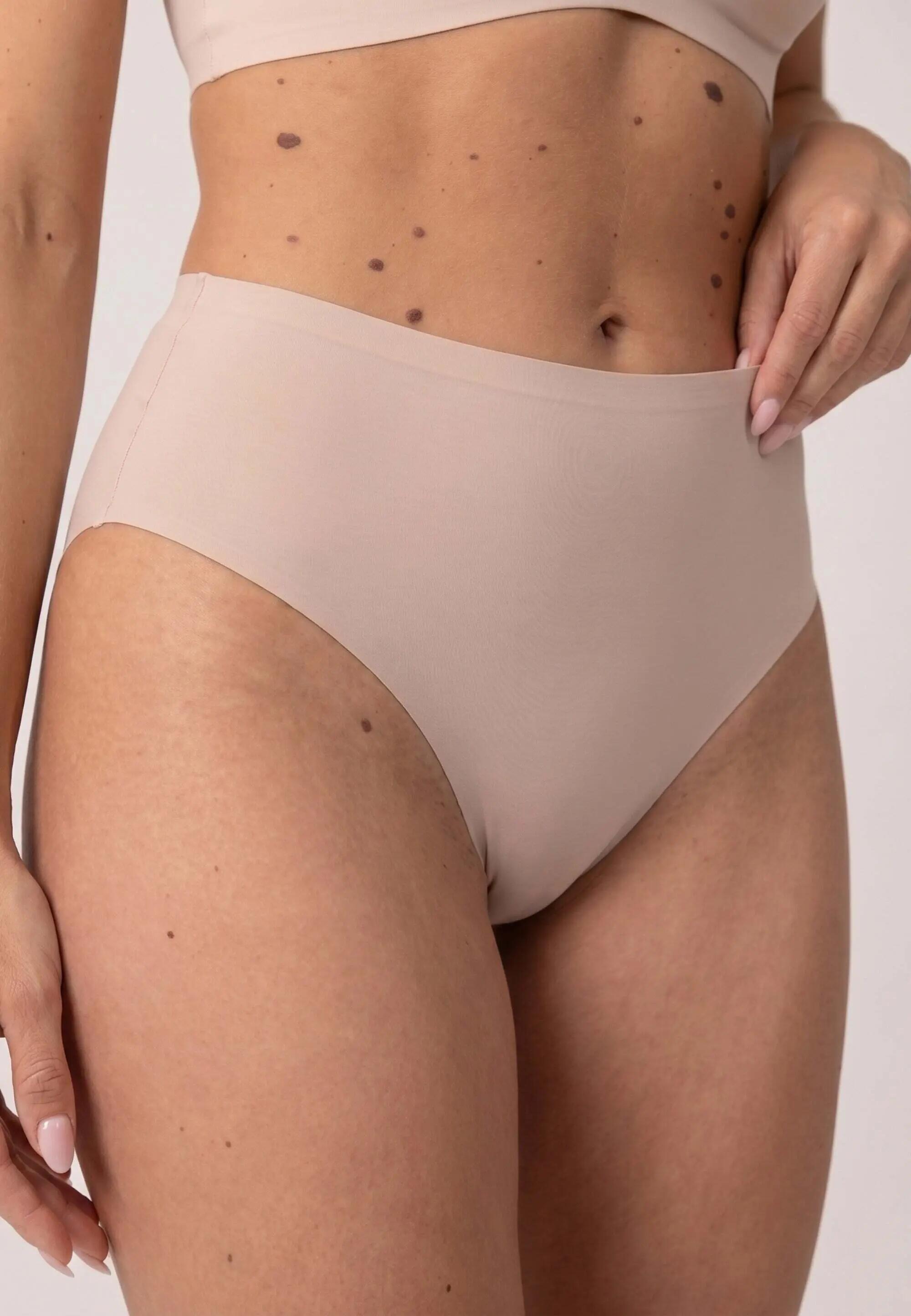 MICROFIBER HIGH WAIST SEAMLESS HIPSTER 3/5