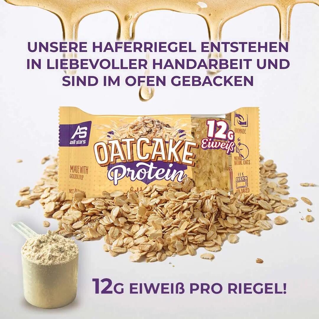 Barrette proteiche - Fitness - OatCake - Golden Syrup, 12 pz 5/6