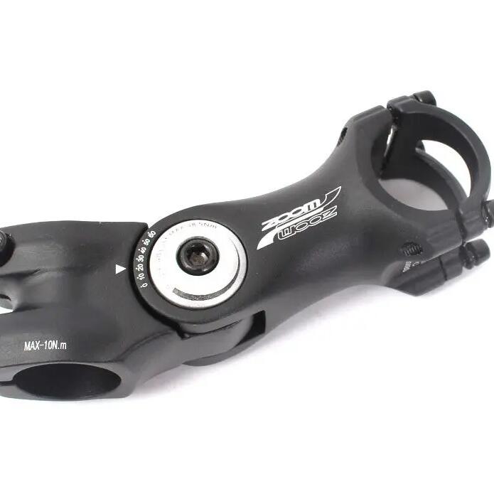 MTB Ahead stem 1 1/8 inch, 25.4 mm clamp, 60 degree adjustable, 105 mm