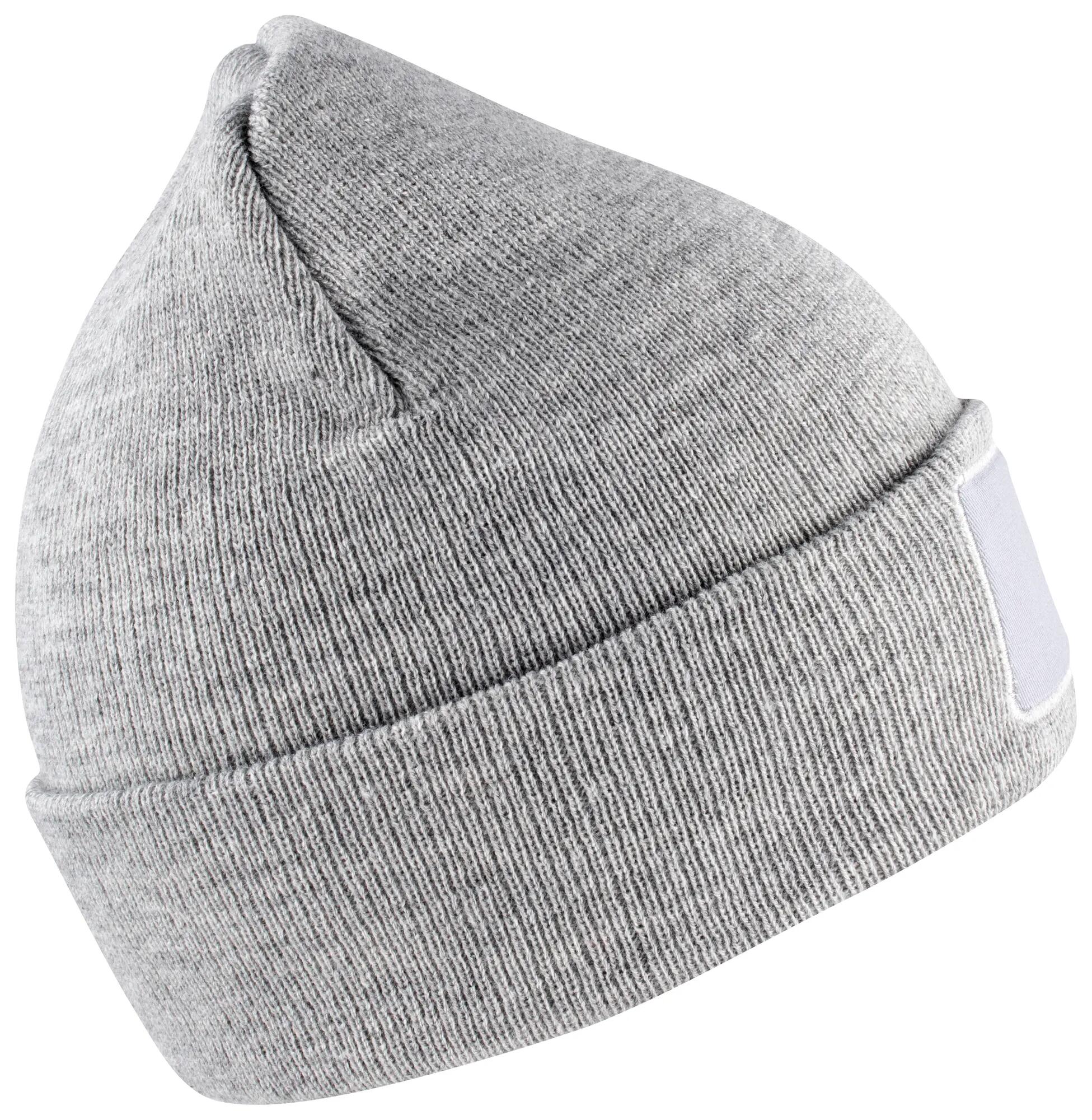 clique gorro Hubert Patch em acrílico cinzento mesclado – grey melange 4/4