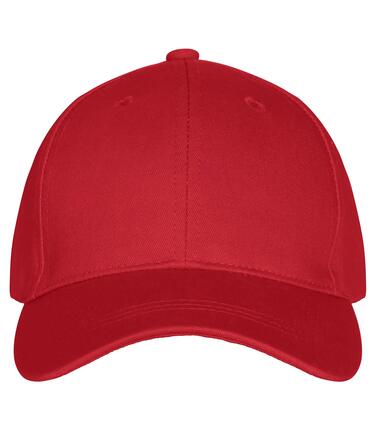 clique Classic Cap 6‑Panel Baumwolle – Red