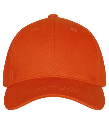 clique Classic Cap aus 100% Baumwolle, 6‑Panel – Blood Orange