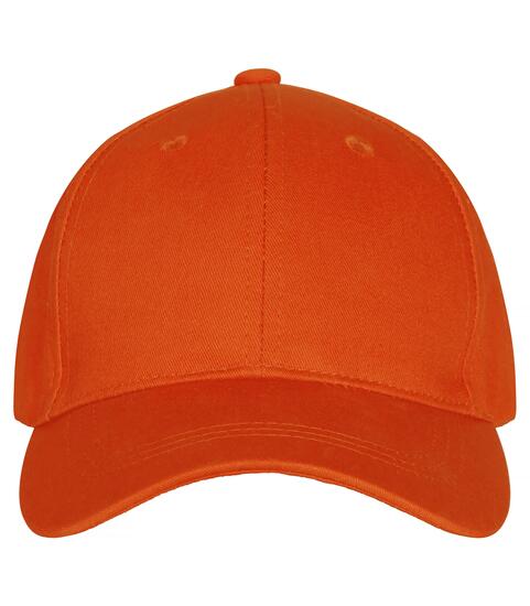 clique Classic Cap aus 100% Baumwolle, 6‑Panel – Blood Orange