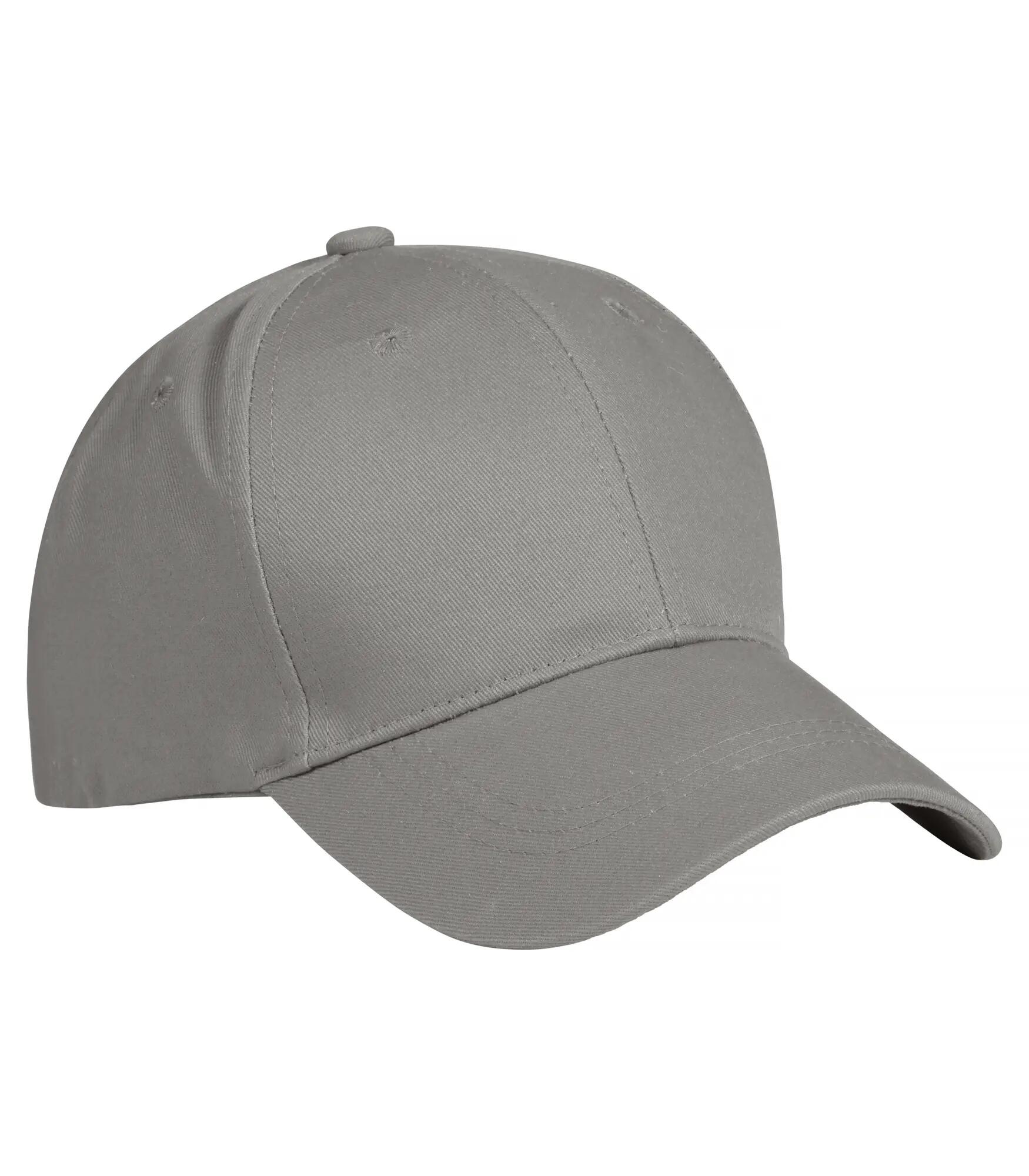 clique Classic Cap boné 6 painéis em algodão – Silver 5/5