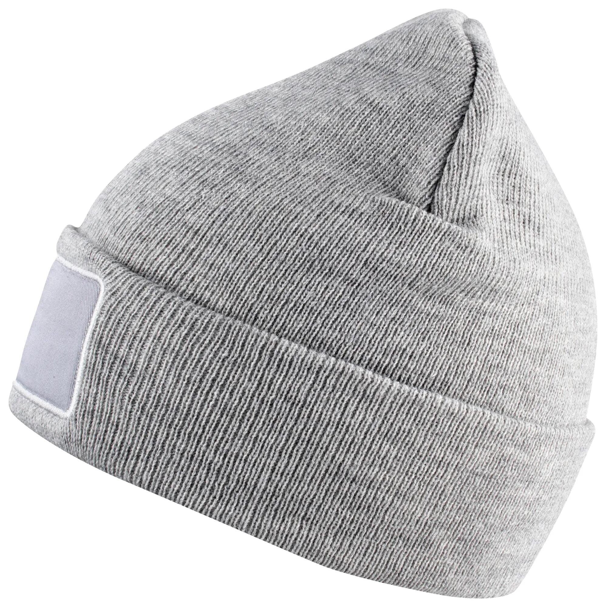 clique gorro Hubert Patch em acrílico cinzento mesclado – grey melange 3/4