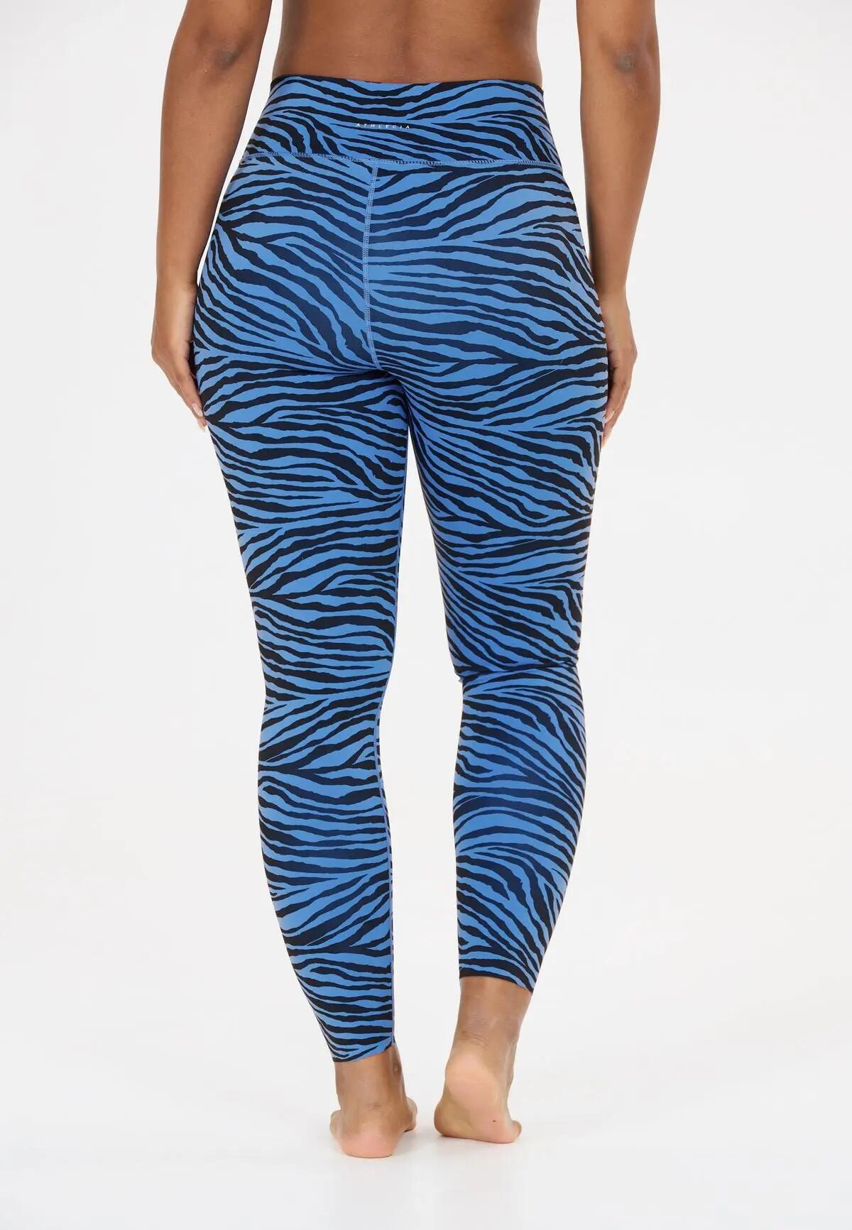 athlecia Leggings Larissa V2 W Cintura Estampada – P3910 Blue Zebra 6/7