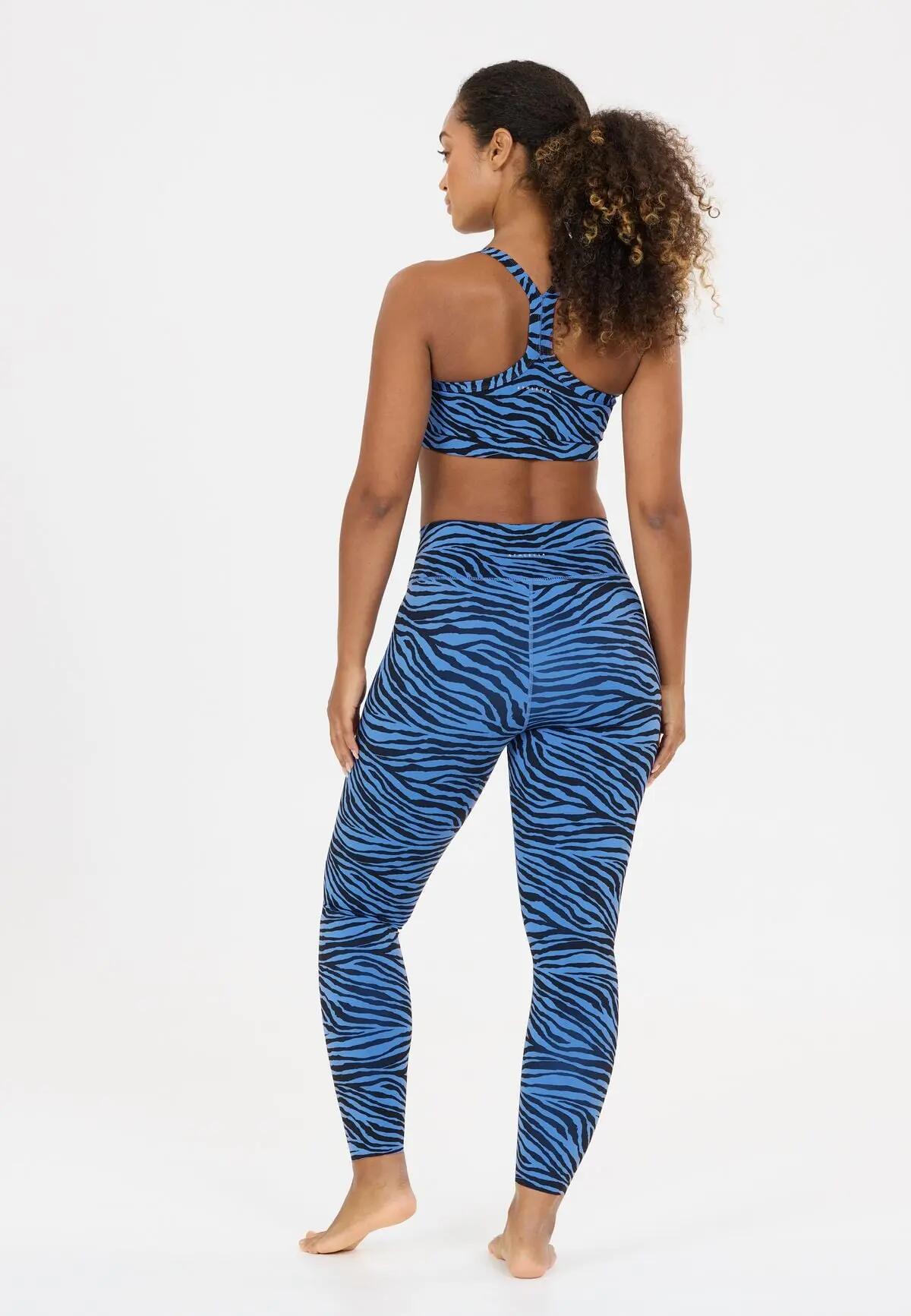 athlecia Leggings Larissa V2 W Cintura Estampada – P3910 Blue Zebra 5/7