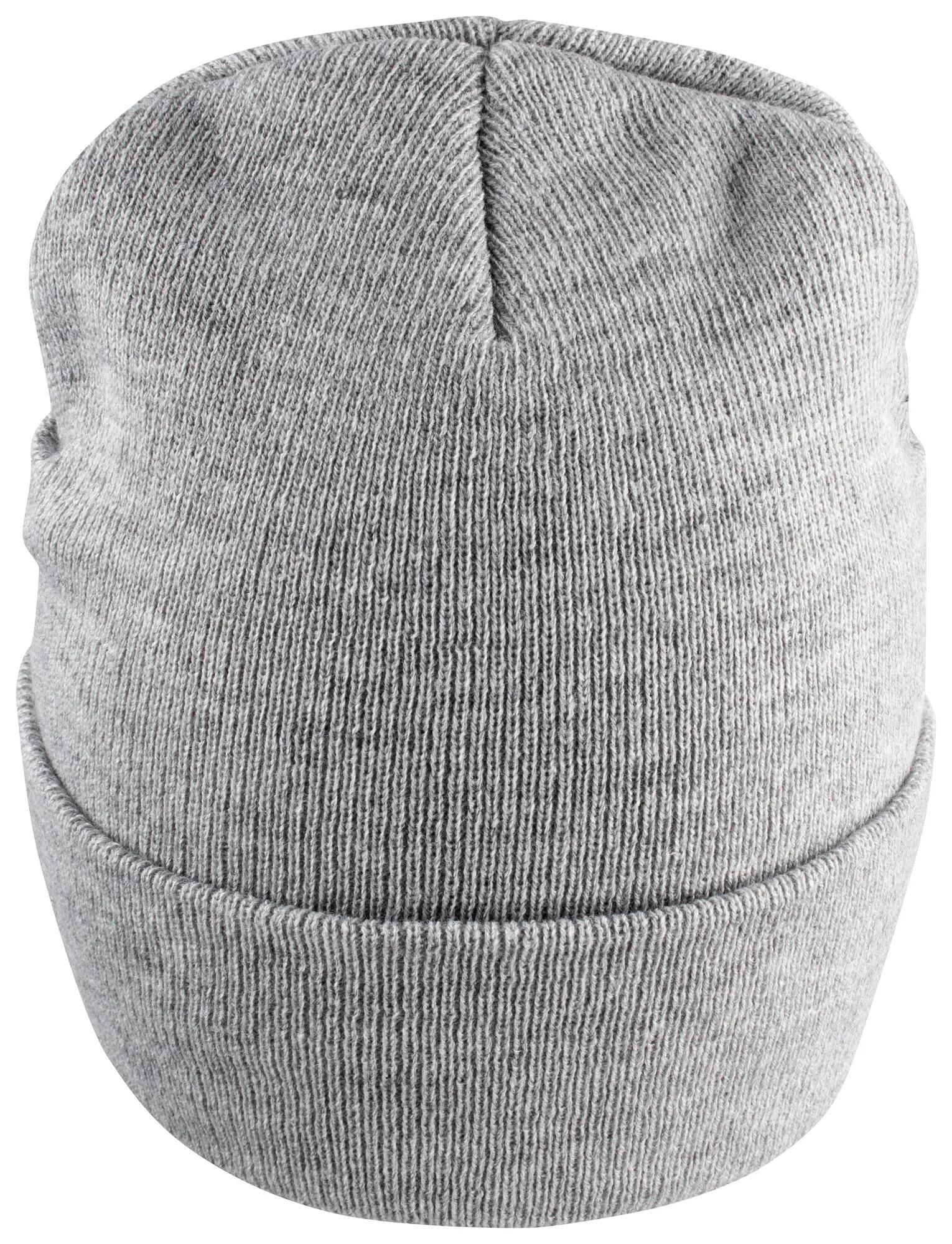 clique gorro Hubert Patch em acrílico cinzento mesclado – grey melange 2/4
