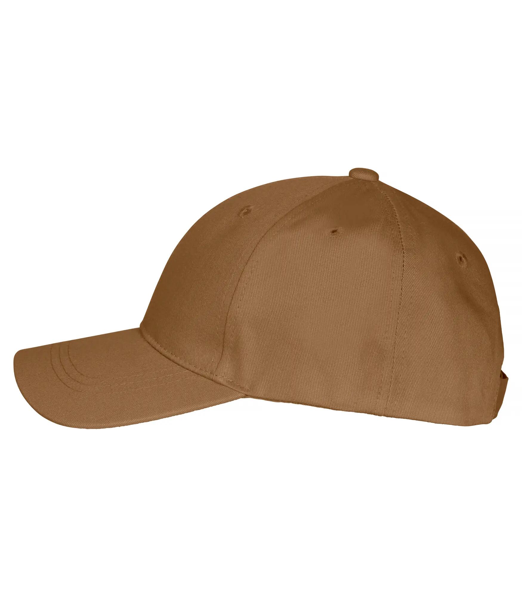 Clique Classic Cap 6‑Panel aus Baumwolle – Khaki 3/5