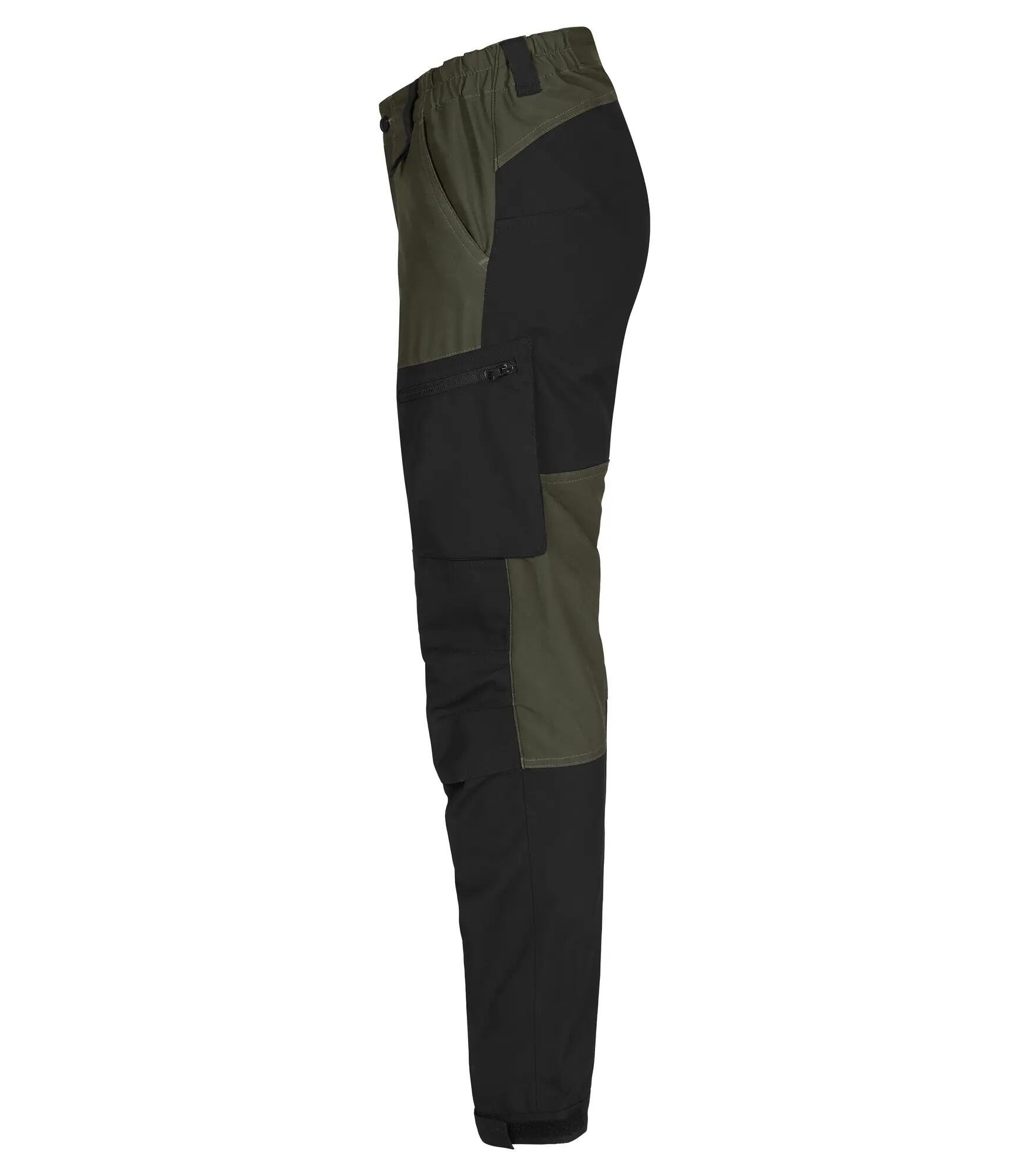clique Kenai Women pantalon trekking extensible – Fog green 3/4