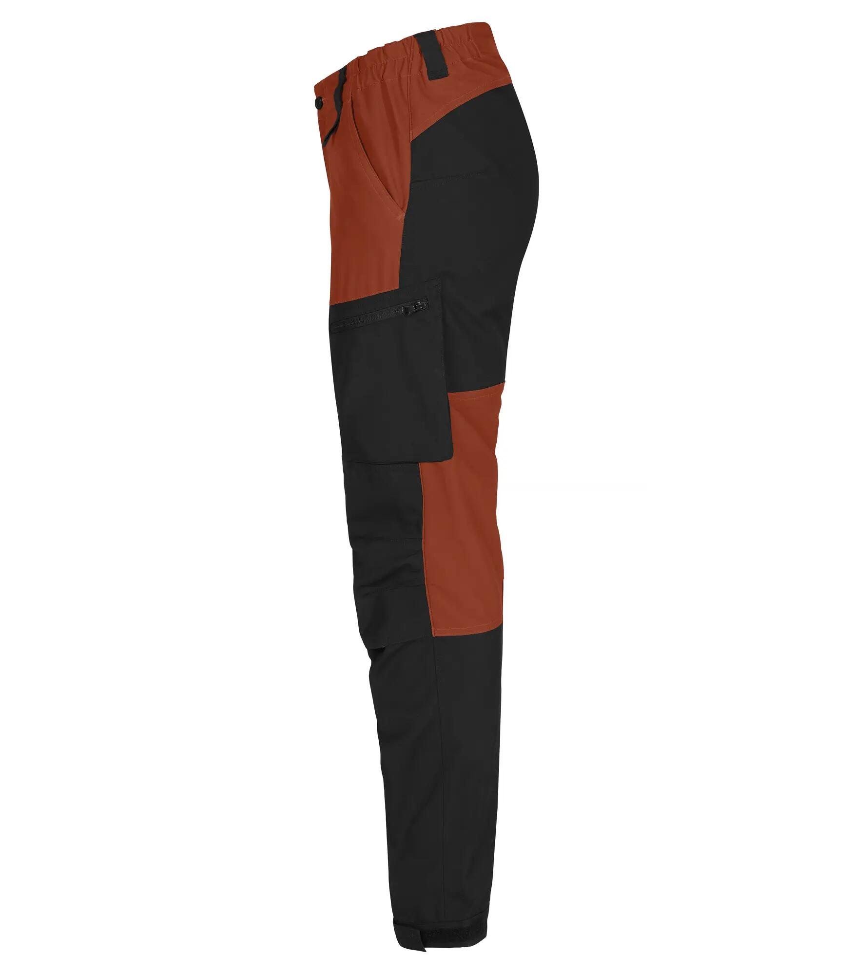 clique Kenai Women pantalón trekking stretch y resistente – Burned Orange 3/4