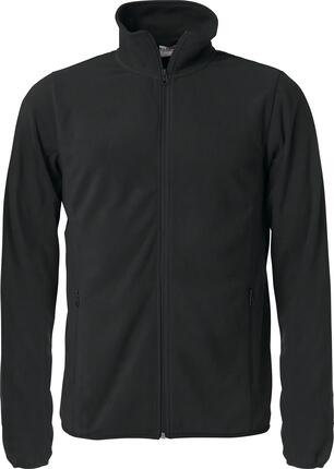 clique Basic Micro Fleece Jacket – 100% polyester, antipilling – black