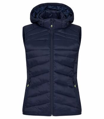 clique Idaho Vest Women — Gilet imbottito leggero in poliammide riciclato –