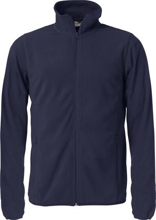 clique Basic Micro Fleece Jacket - 100% polyester, antipilling – dark navy