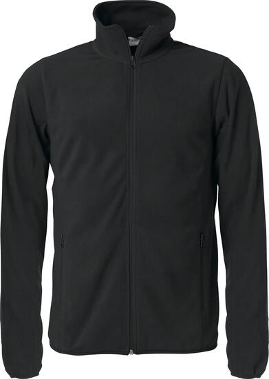 clique Basic Micro Fleece Jacke Herren — 100% Polyester antipilling – black