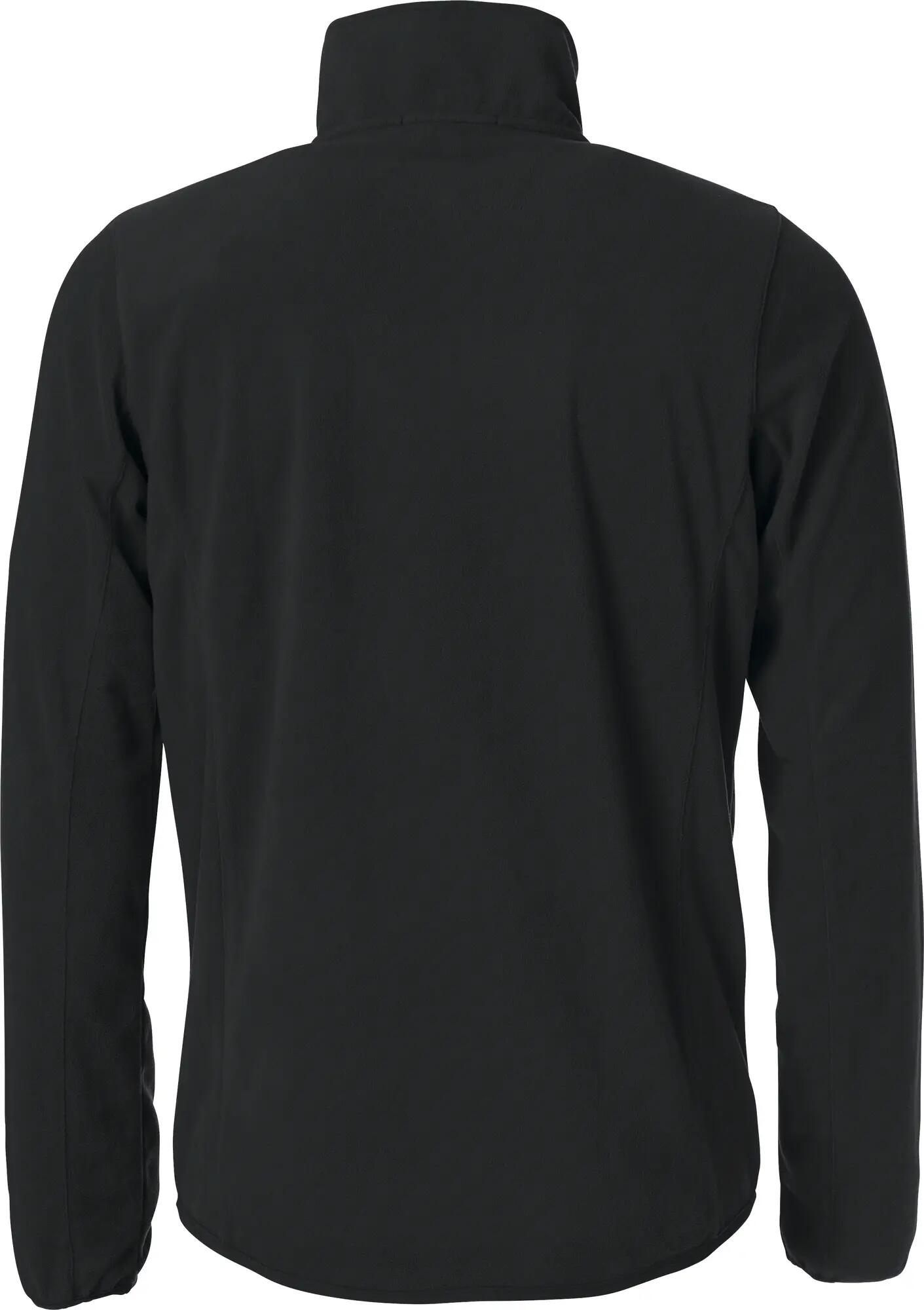 clique Basic Micro Fleece Jacket – 100% Polyester, antipilling – black 2/4