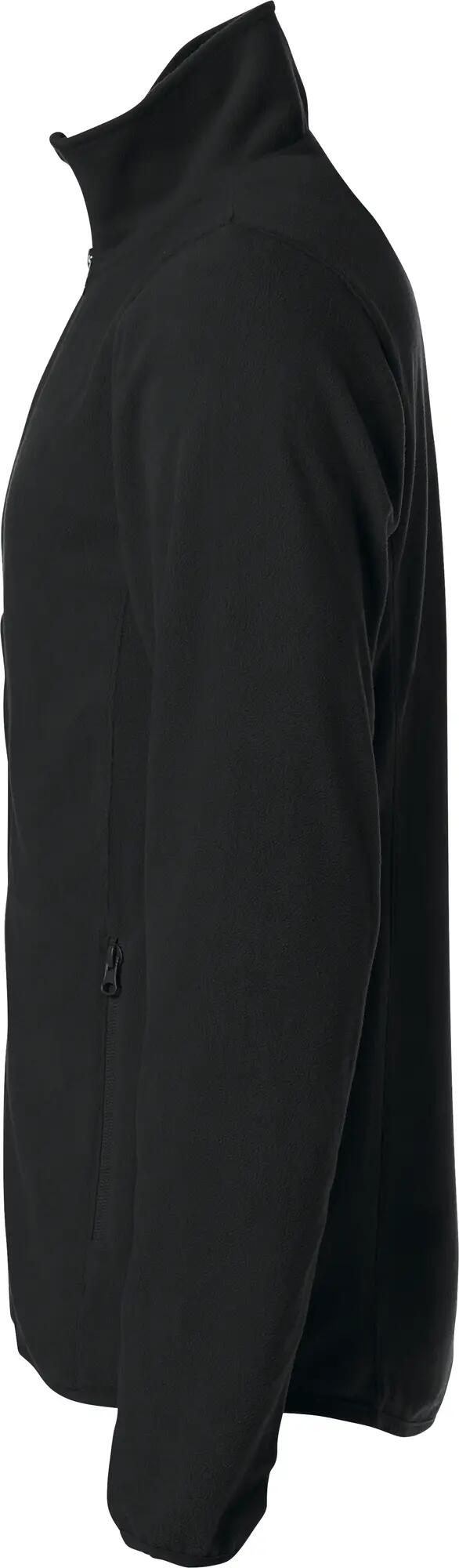 clique Giacca Basic Micro Fleece – 100% poliestere antipilling – black 3/4