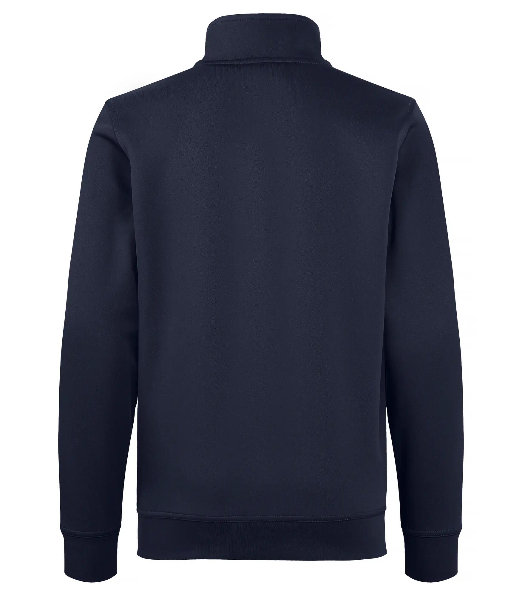 clique Basic Active Cardigan Junior em 100% spun dyed poliéster – Dark Navy 2/4