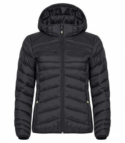clique Idaho Women Giacca donna leggera calda in poliammide riciclato – Black