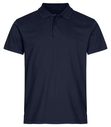 clique Polo Single Jersey en jersey 100% coton – Dark Navy