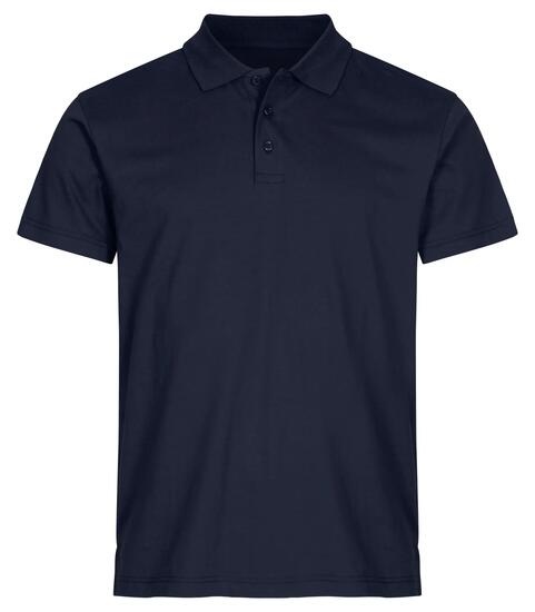 clique Polo Single Jersey en jersey 100% coton – Dark Navy