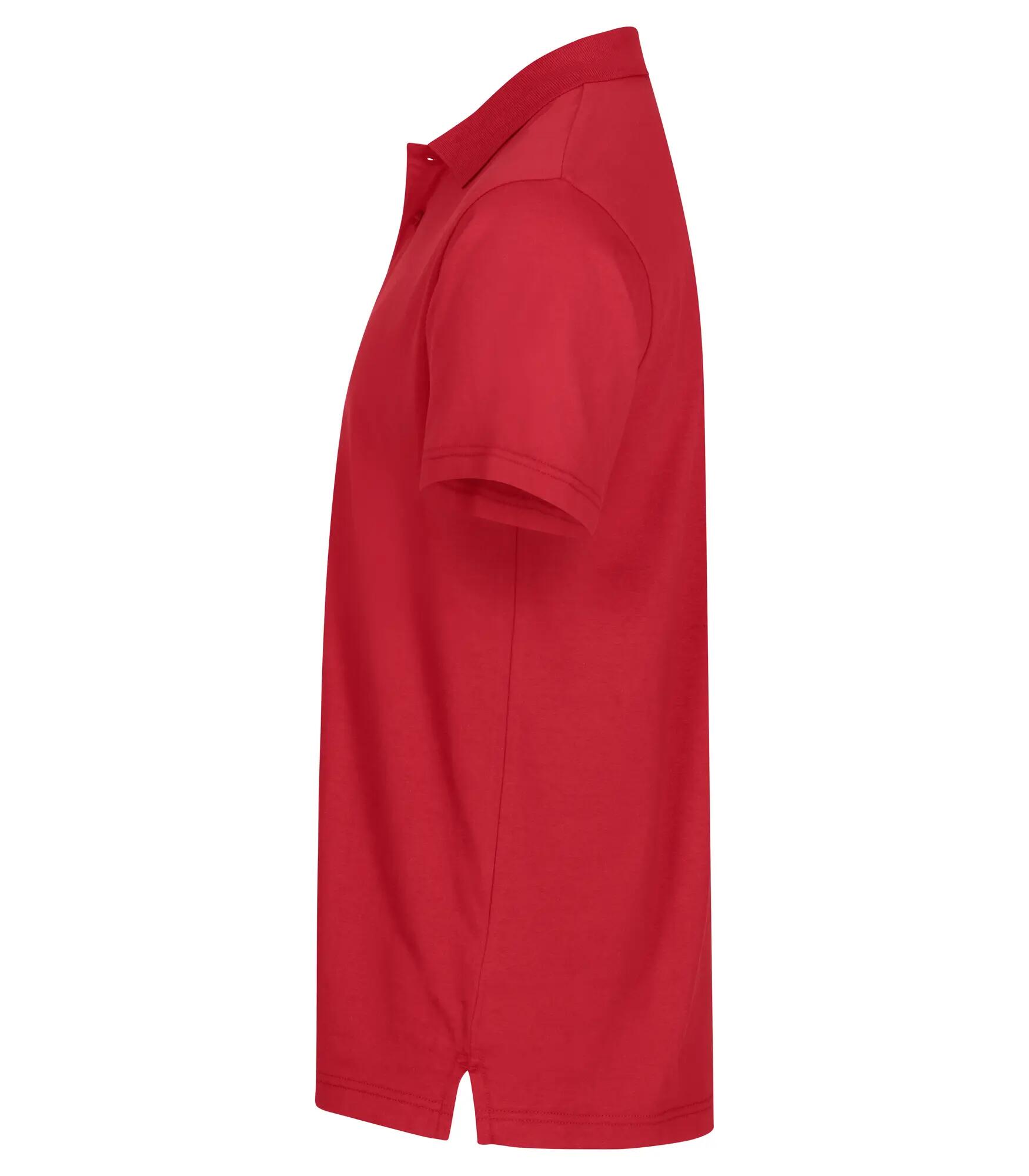 clique Single Jersey Polo – Red 3/4