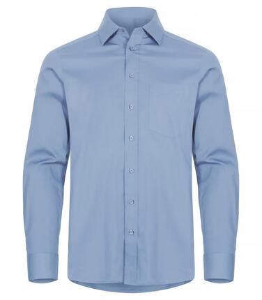 clique Stretch-Hemd Langarm aus Baumwollmischung – Light Blue