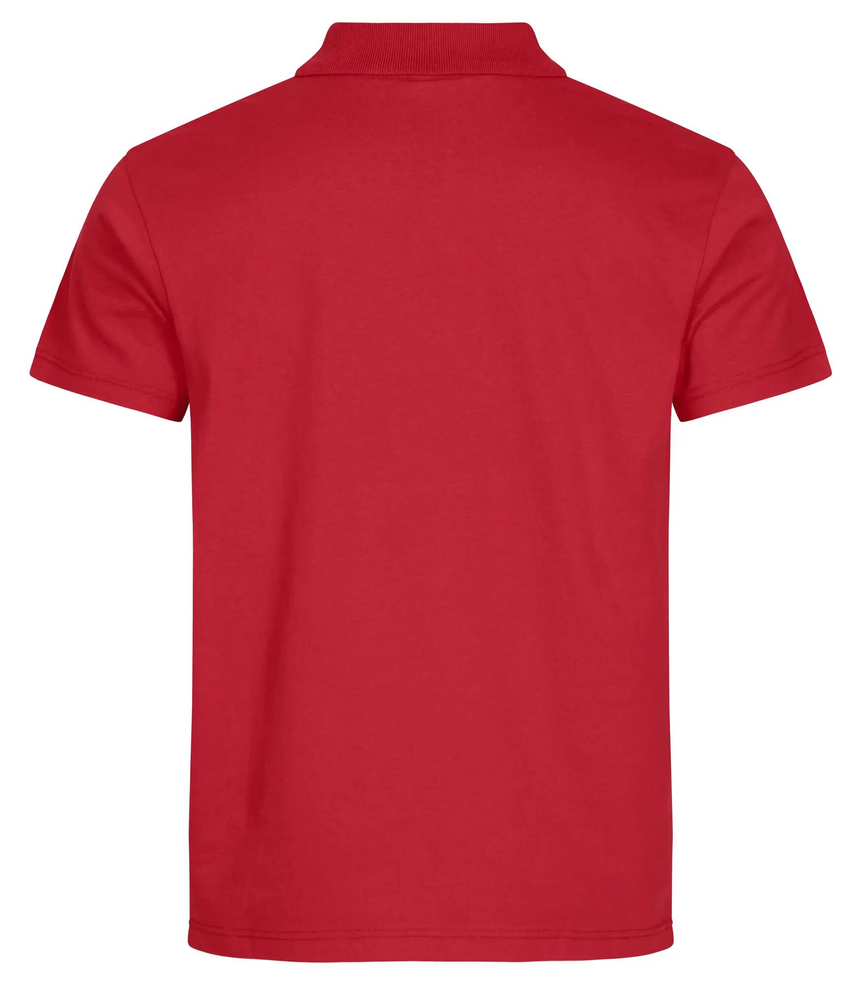 clique Single Jersey Polo – Red 2/4
